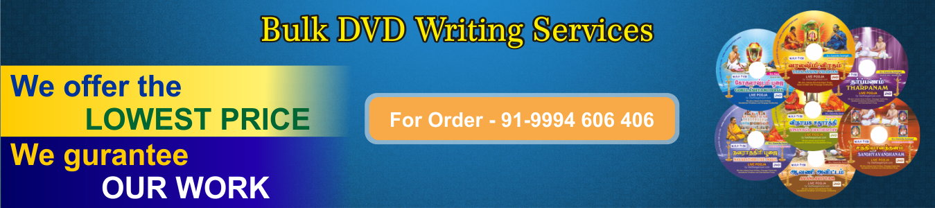 bulk dvd writing in chennai